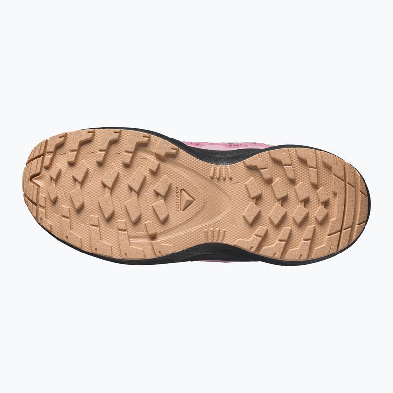 Buty turystyczne dziecięce Salomon XA Pro Mid Waterproof nocturne/dusky orchid 11
