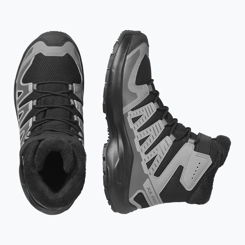 Buty turystyczne dziecięce Salomon XA Pro Winter Waterproof black/castlerock 9