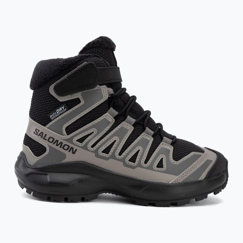 Buty turystyczne dziecięce Salomon XA Pro Winter Waterproof black/castlerock 2