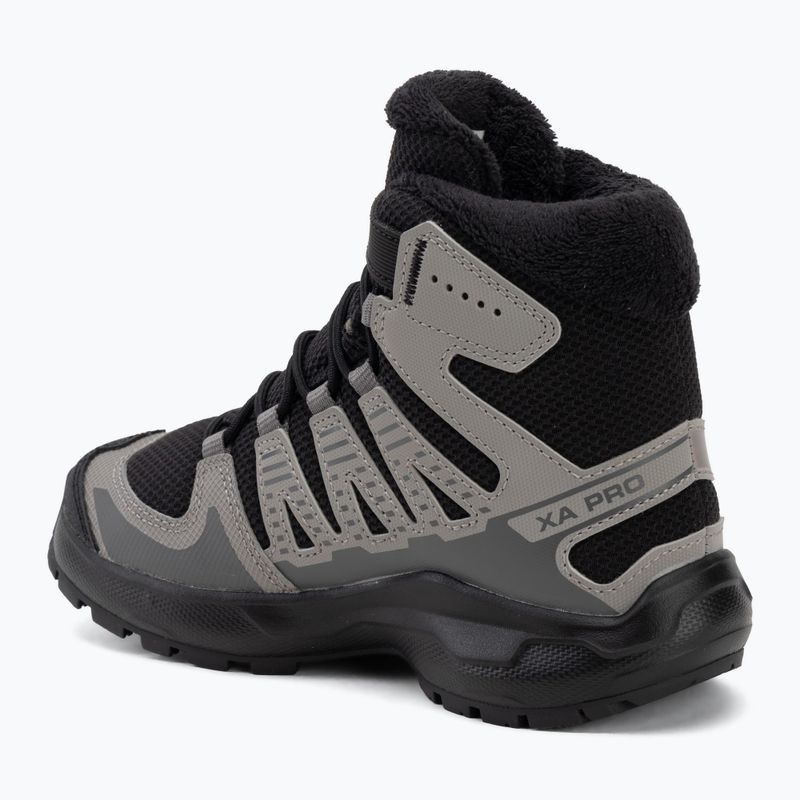 Buty turystyczne dziecięce Salomon XA Pro Winter Waterproof black/castlerock 3