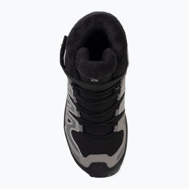 Buty turystyczne dziecięce Salomon XA Pro Winter Waterproof black/castlerock 5