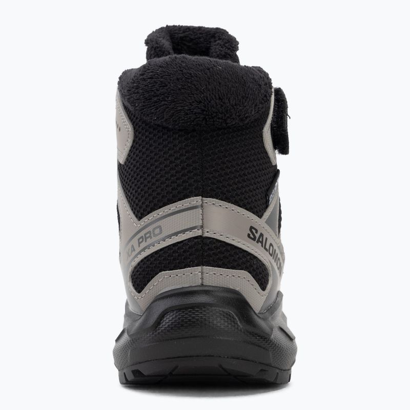 Buty turystyczne dziecięce Salomon XA Pro Winter Waterproof black/castlerock 6