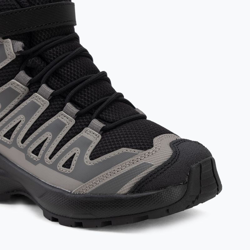 Buty turystyczne dziecięce Salomon XA Pro Winter Waterproof black/castlerock 7