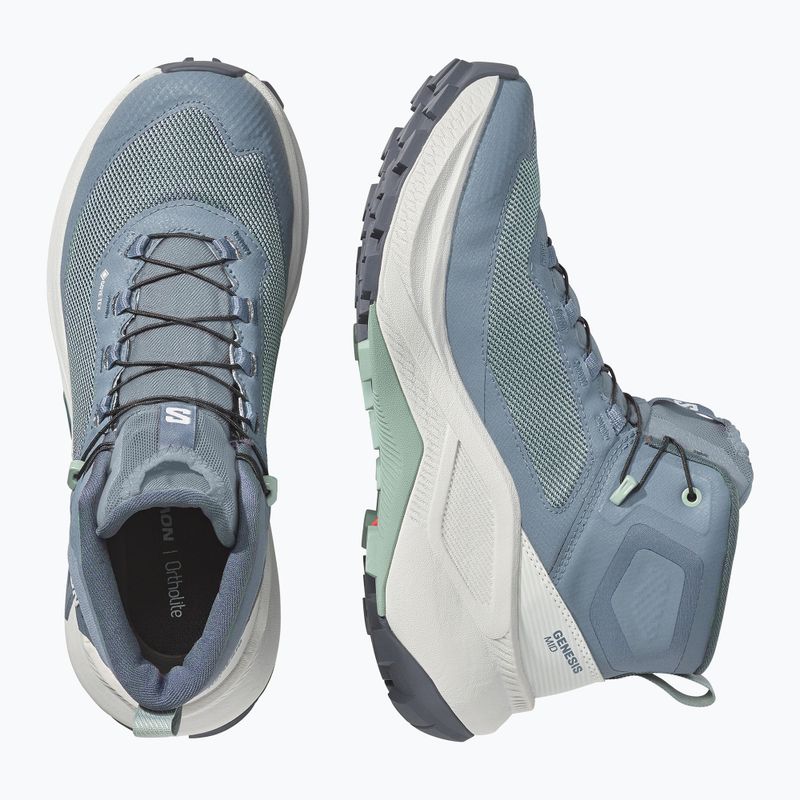 Buty turystyczne damskie Salomon Genesis Mid GTX grisaille/green milieu 10