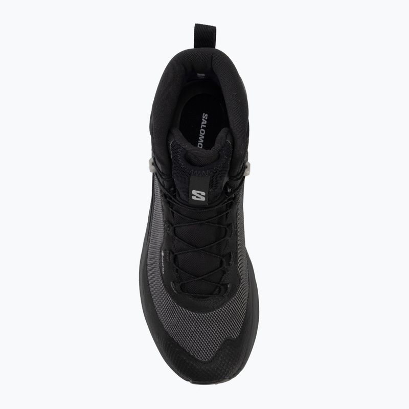 Buty turystyczne męskie Salomon Genesis Mid GTX black/asphalt 5