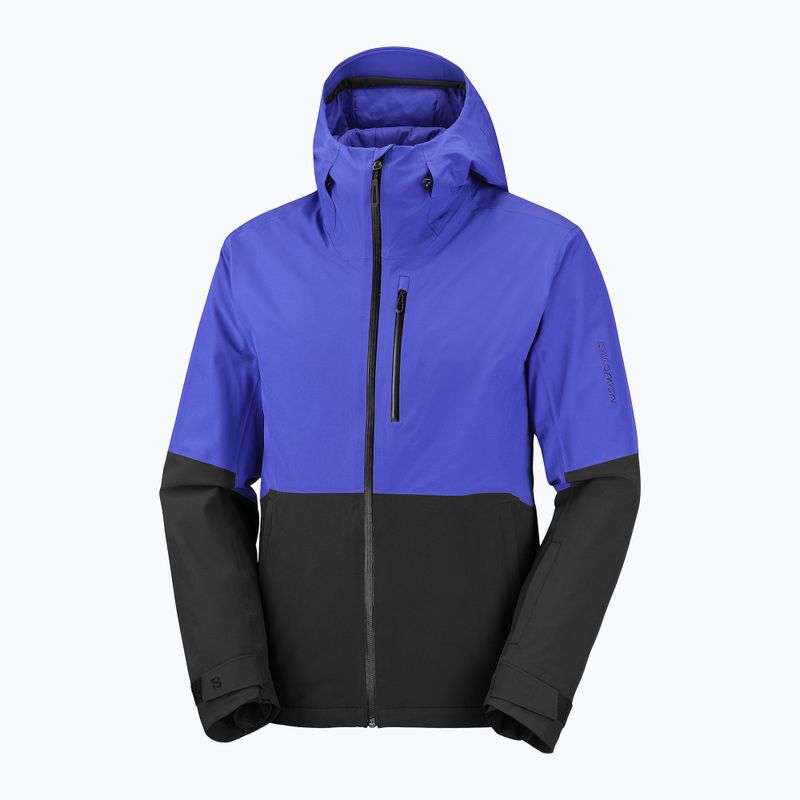 Kurtka narciarska męska Salomon Highland clematis blue/deep black 7