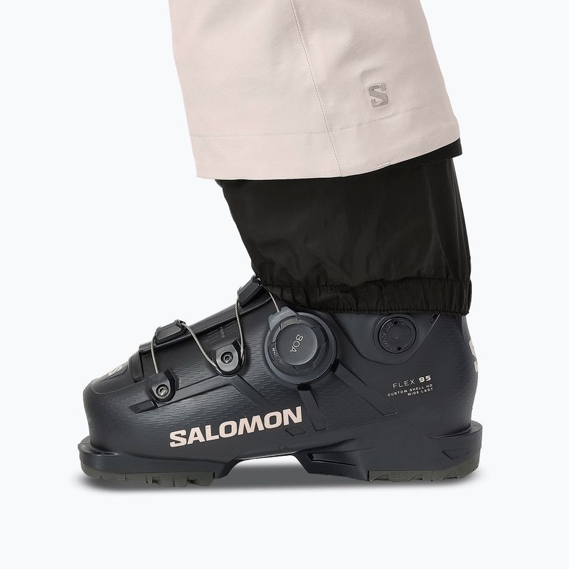 Spodnie narciarskie damskie Salomon Edge silver cloud 4
