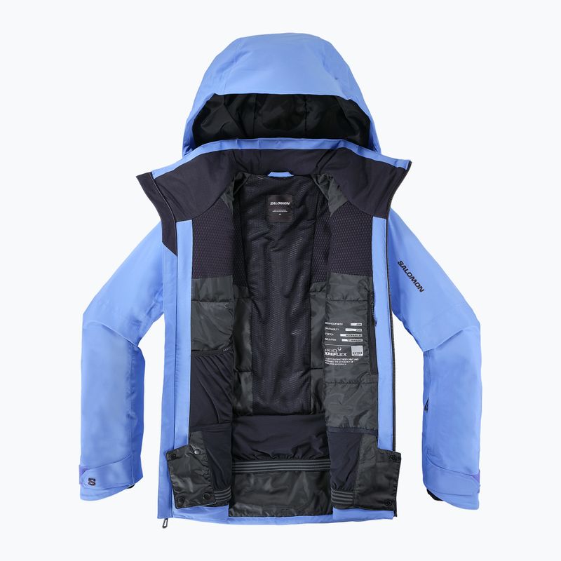 Kurtka narciarska damska Salomon Brilliant 2.0 wedgewood 8