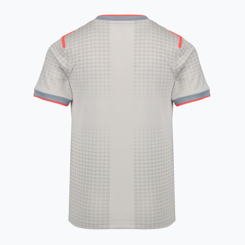 Koszulka piłkarska dziecięca Nike Anglia Pre-Match pewter grey/bright crimson 2