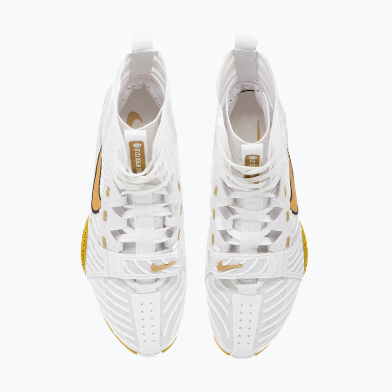 Buty bokserskie Nike HyperKo 3 white/metallic gold 13
