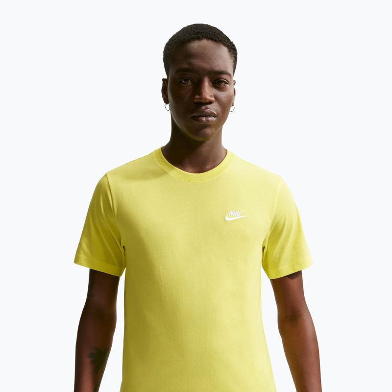 Koszulka męska Nike Sportswear Club sonic yellow 4