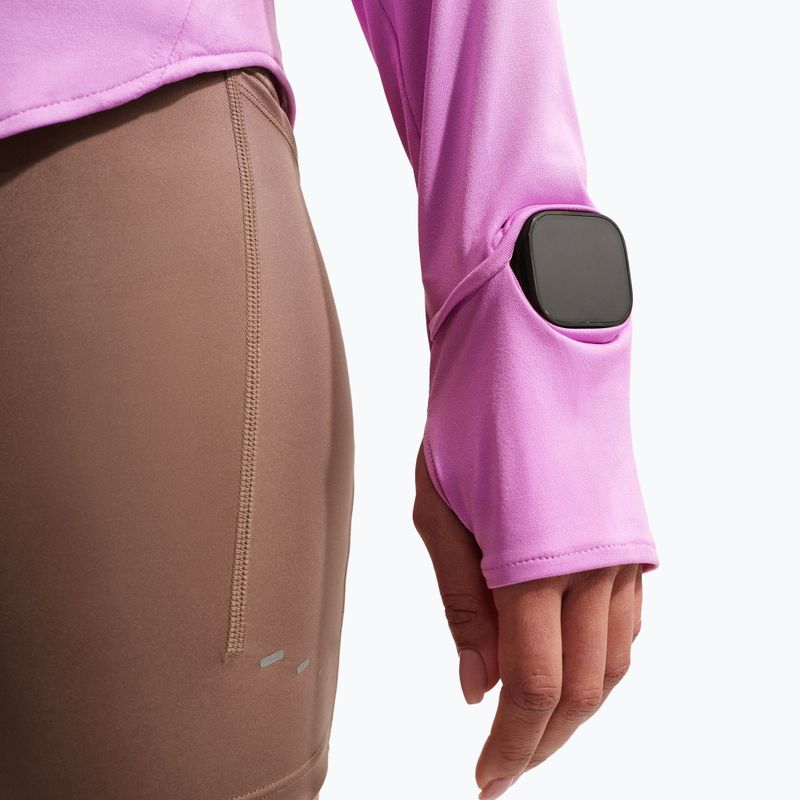 Bluza do biegania damska Nike Swift Dri-FIT UV 1/4-Zip light magenta 7