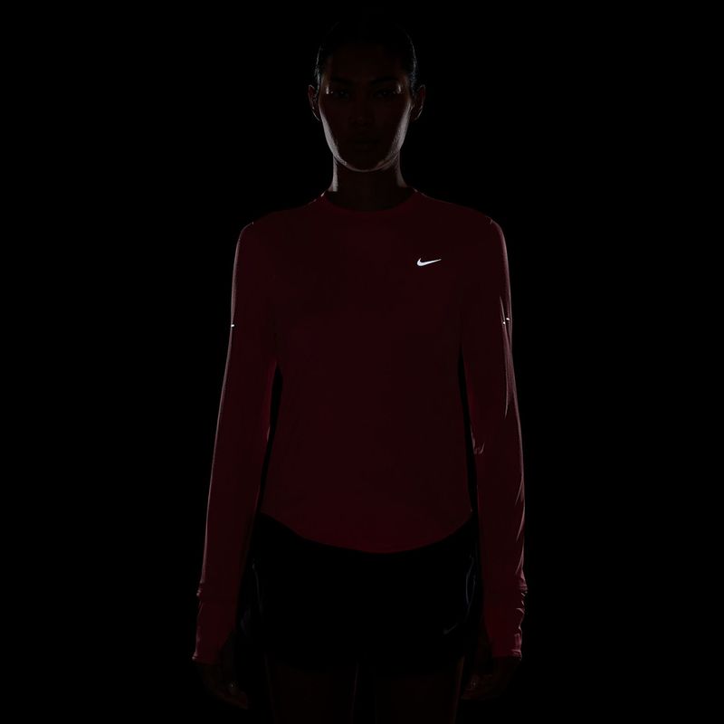 Longsleeve do biegania damski Nike Swift Dri-Fit UV sea coral 4