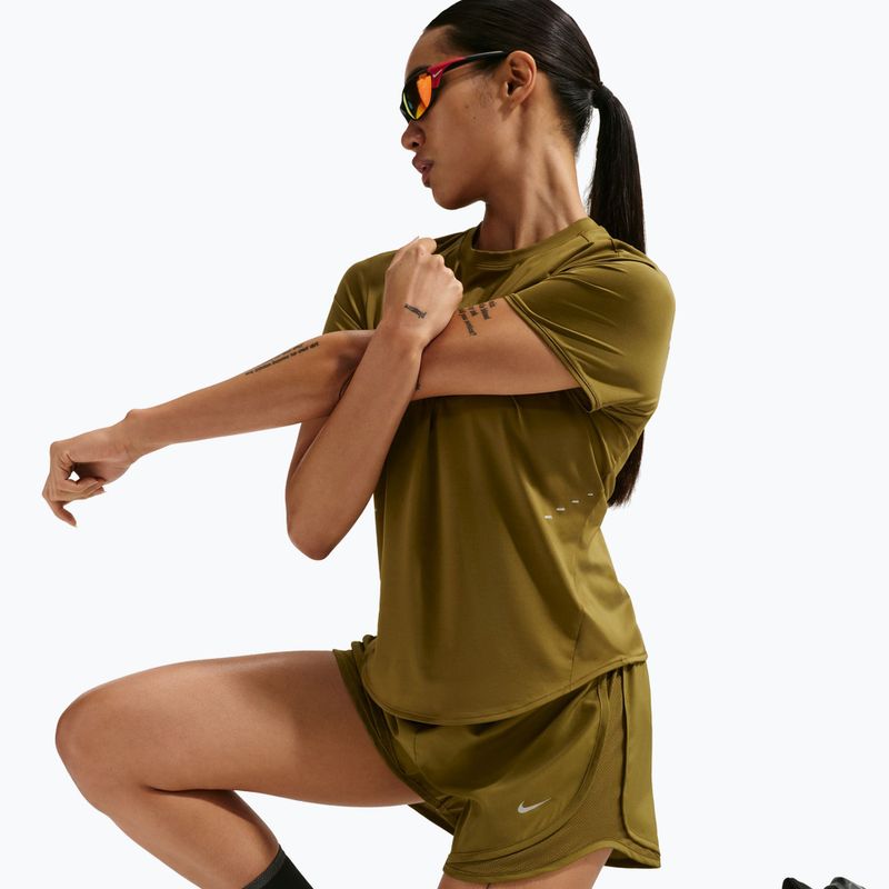 Spodenki do biegania damskie Nike Tempo Dri-Fit Mid-Rise olive flak/olive flak 5