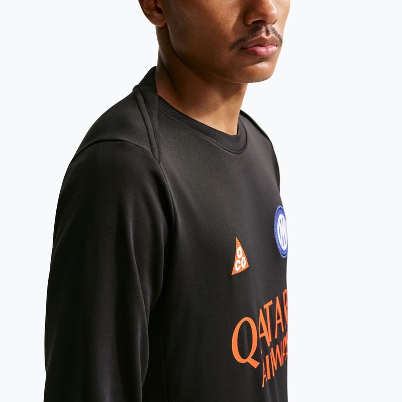 Longsleeve piłkarski męski Nike Inter Milan Academy Pro Warm SE black/safety orange 6