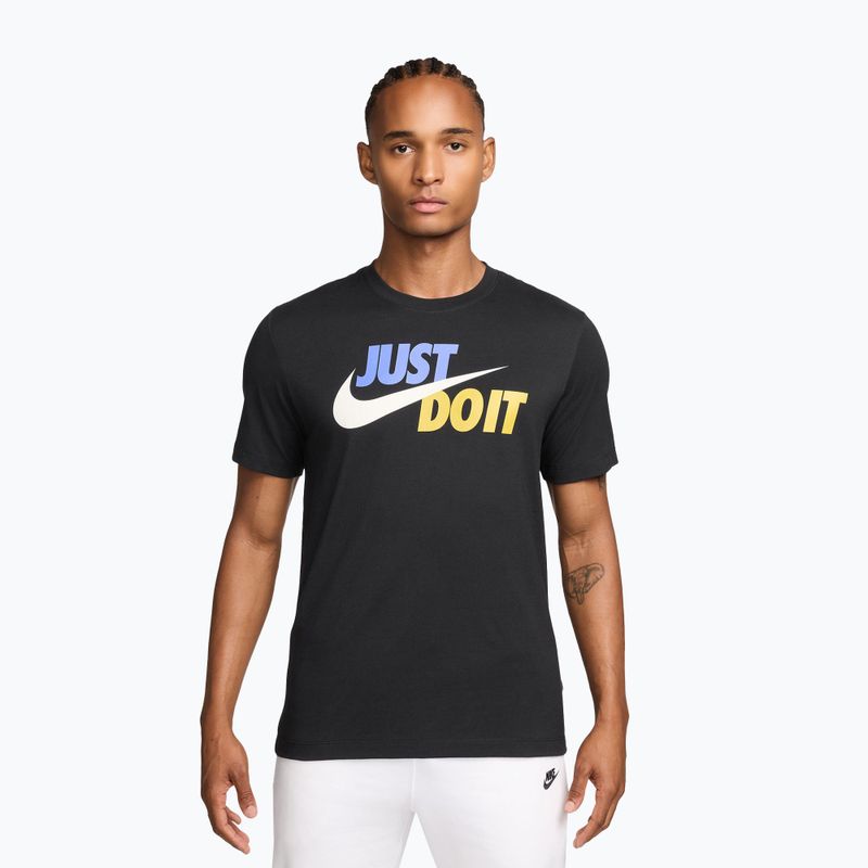 Koszulka męska Nike Sportswear JDI black/sapphire/sail/saffron quartz