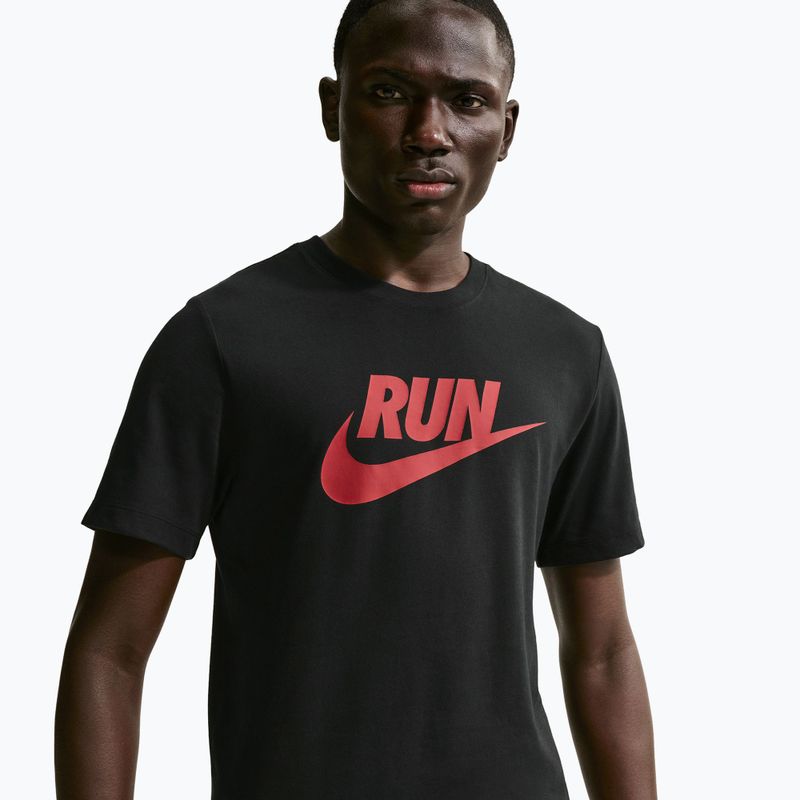 Koszulka męska Nike Dri-Fit Running black/team crimson 4