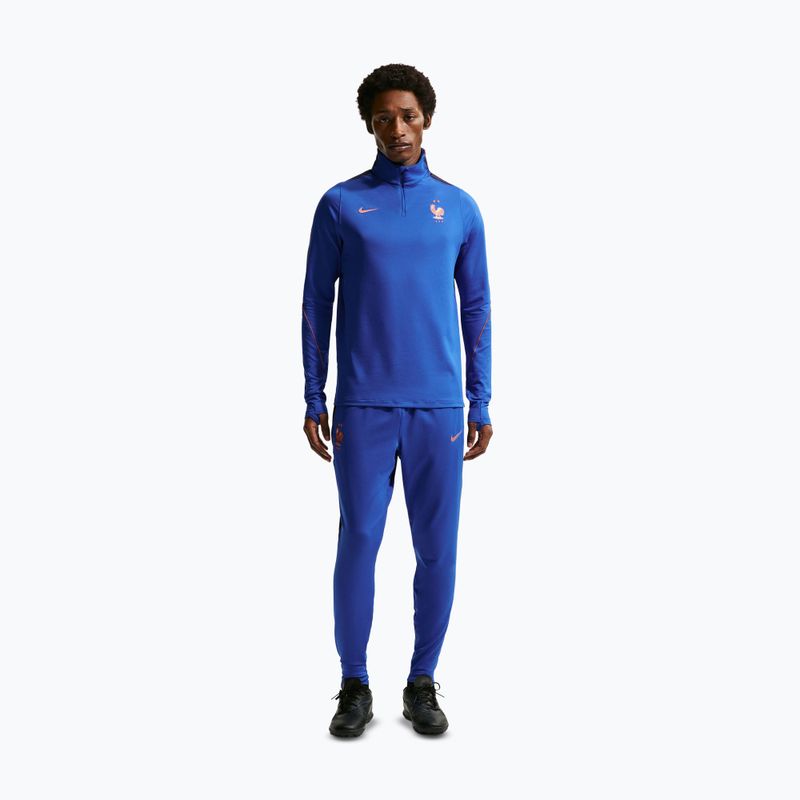 Spodnie piłkarskie męskie Nike FFF Strike game royal/metallic copper 2