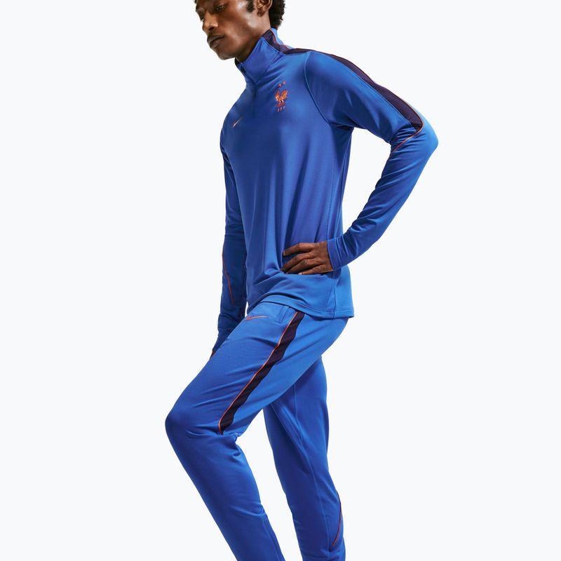 Spodnie piłkarskie męskie Nike FFF Strike game royal/metallic copper 4