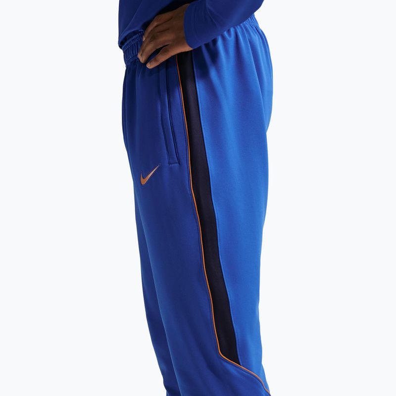 Spodnie piłkarskie męskie Nike FFF Strike game royal/metallic copper 5