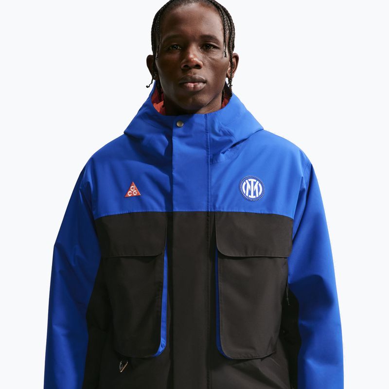 Kurtka piłkarska męska Nike Inter Milan SE Skull Peak Storm-FIT hyper blue/black/safety orange 4