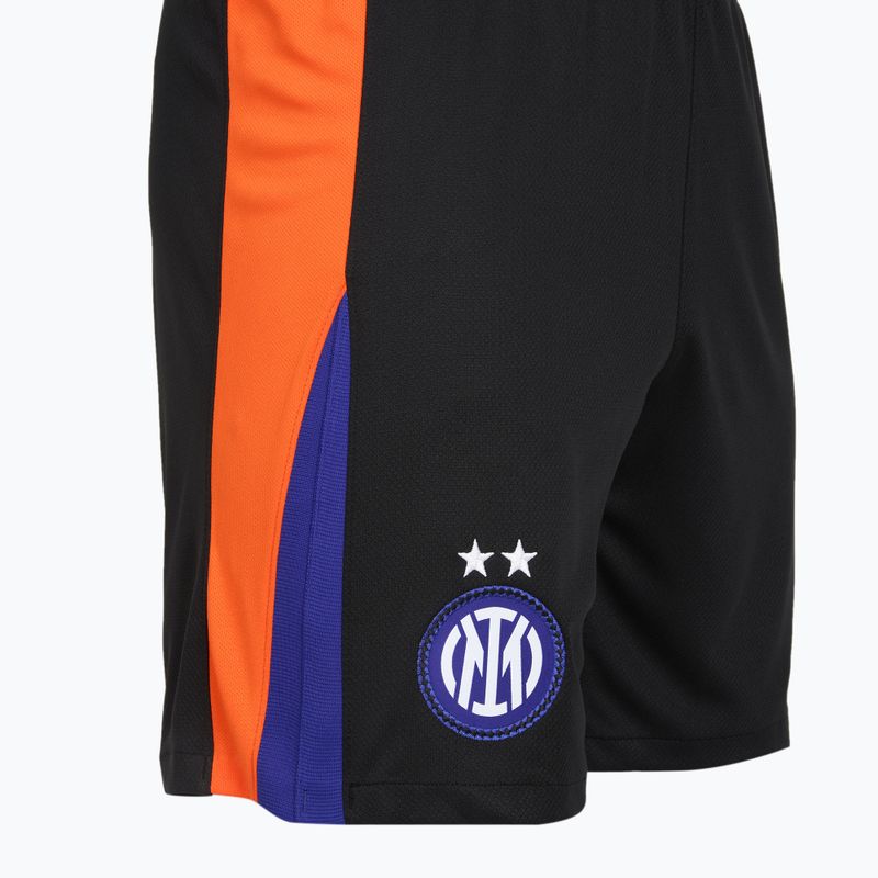 Spodenki piłkarskie męskie Nike Inter Milan Stadium SE black/safety orange 3