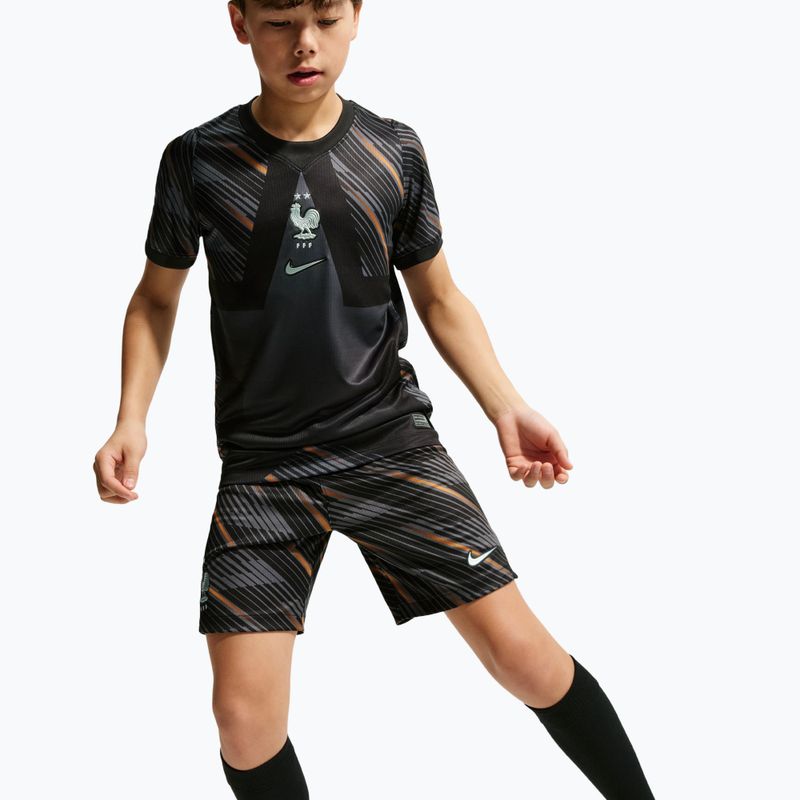 Spodenki bramkarskie dziecięce Nike FFF 2026/27 Stadium Goalkeeper black/medium ash/monarch/igloo 6