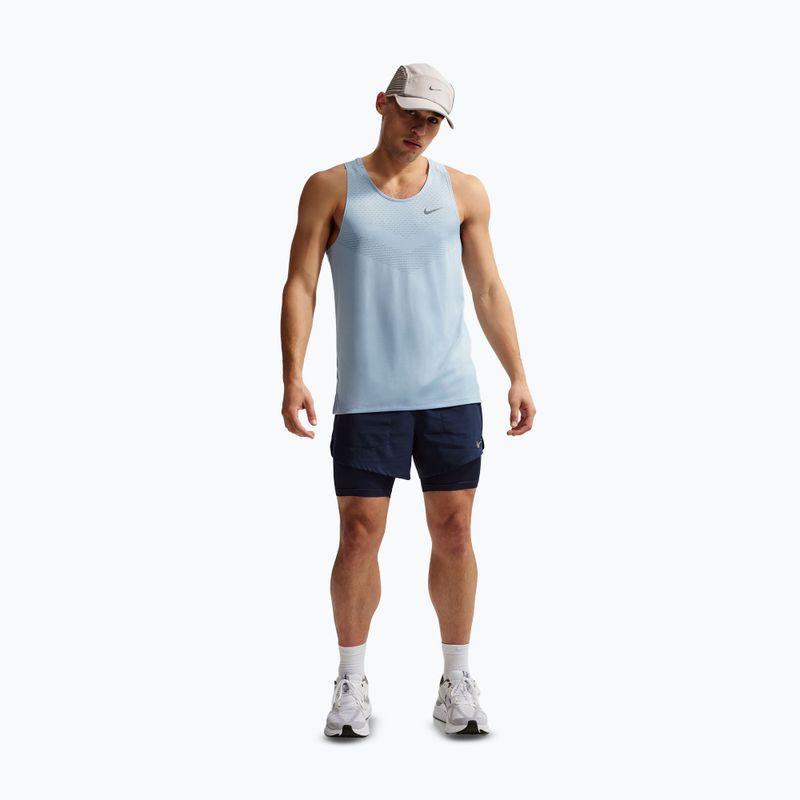 Koszulka do biegania męska Nike Stride Dri-Fit ADV light armory blue 2