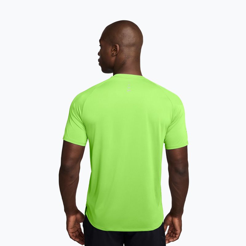 Koszulka do biegania męska Nike Stride ADV lime blast 2