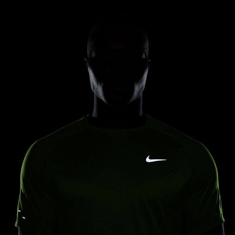 Koszulka do biegania męska Nike Stride ADV lime blast 4