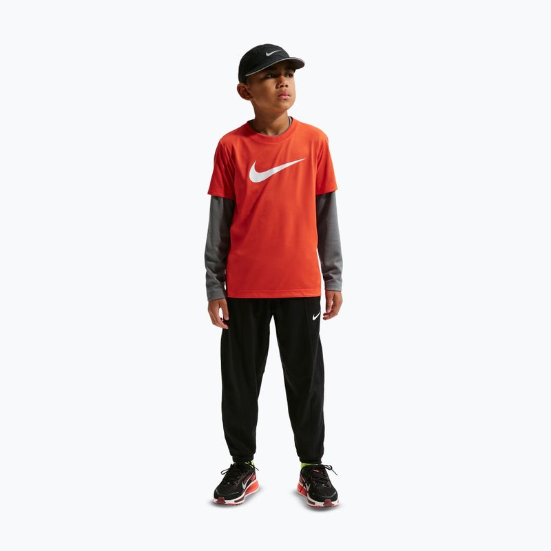Spodnie dziecięce Nike Pro Dri-Fit black/smoke grey/white 2
