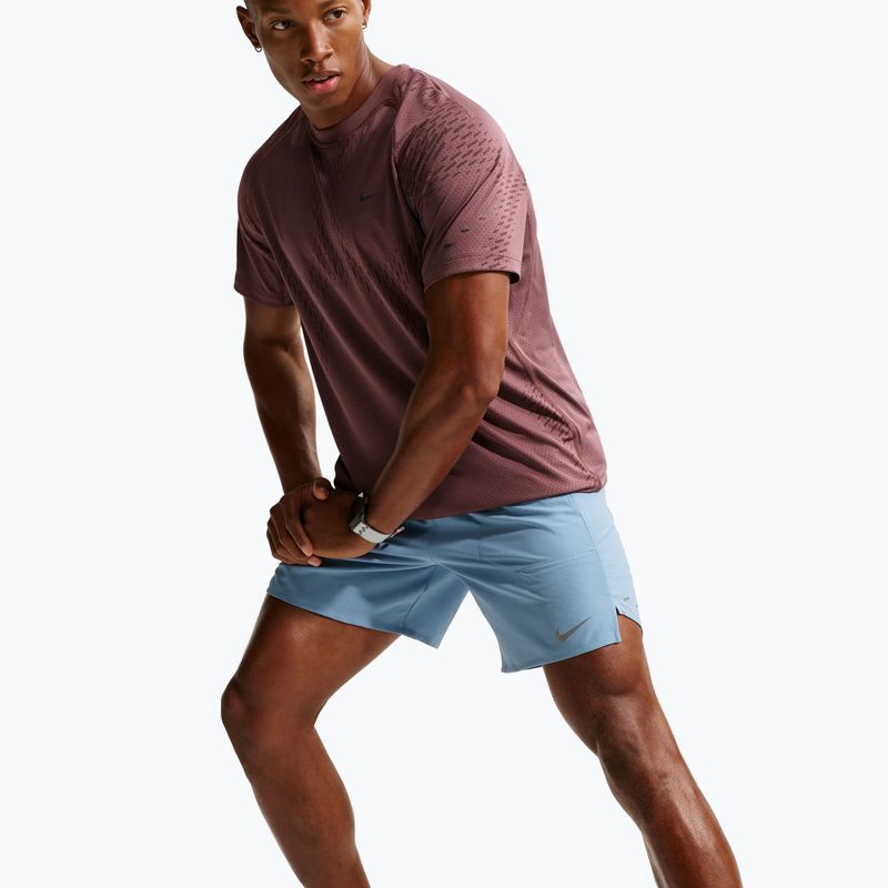 Spodenki do biegania męskie Nike Stride Dri-Fit 2in1 7" work blue 4