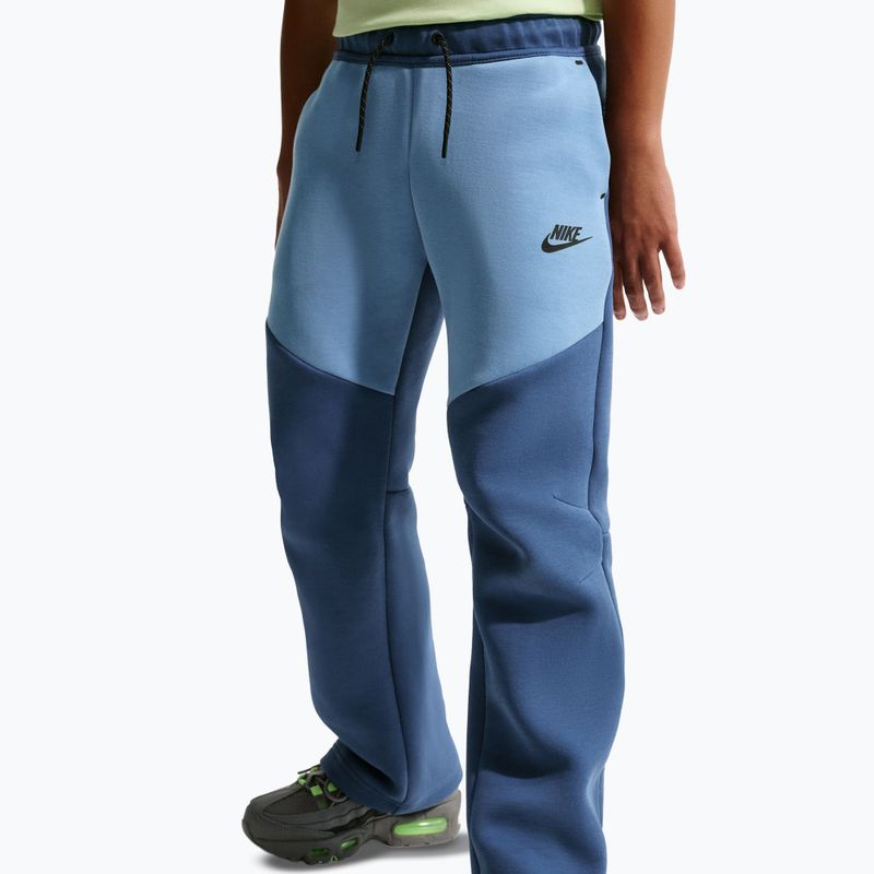 Spodnie dziecięce Nike Sportswear Tech Fleece mystic navy/work blue/black/black 4