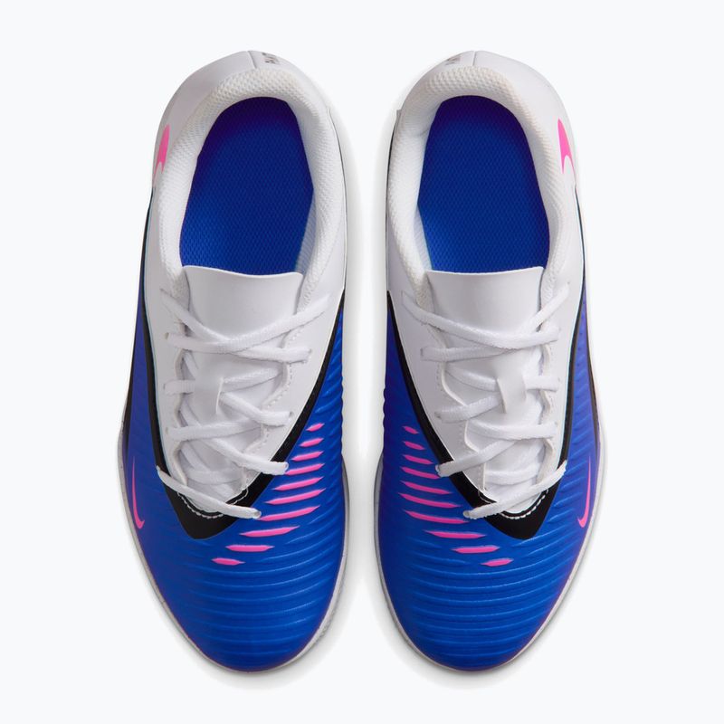 Buty piłkarskie dziecięce Nike Jr. Phantom 6 Low Club IN racer blue/white/pink blast 8