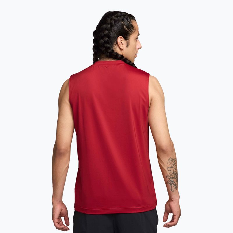 Koszulka koszykarska męska  Jordan Sport Essential gym red 2