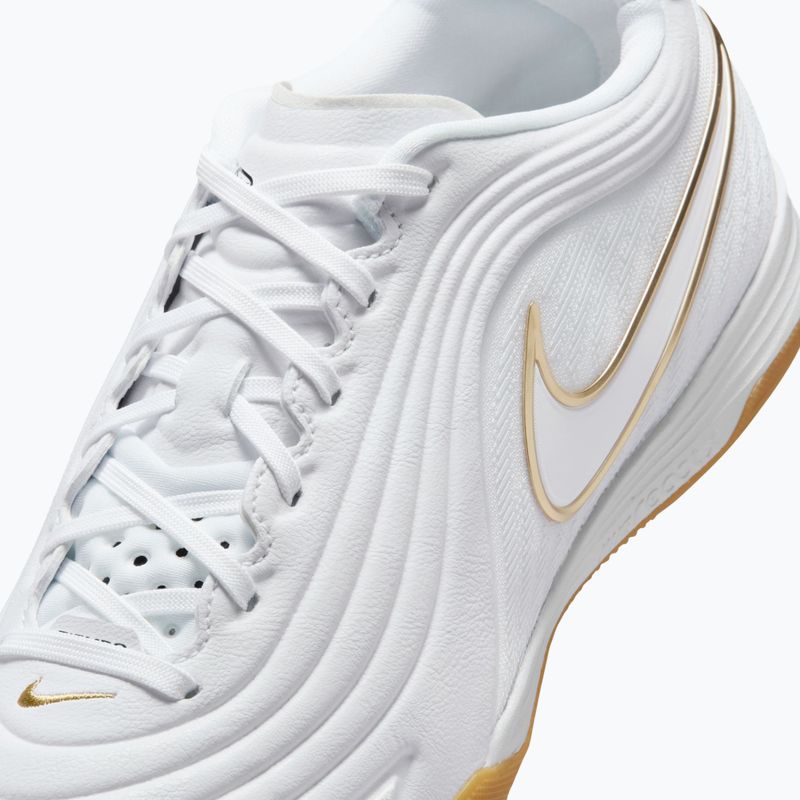 Buty piłkarskie męskie Nike Tiempo Reactgato IC white/metallic gold 8