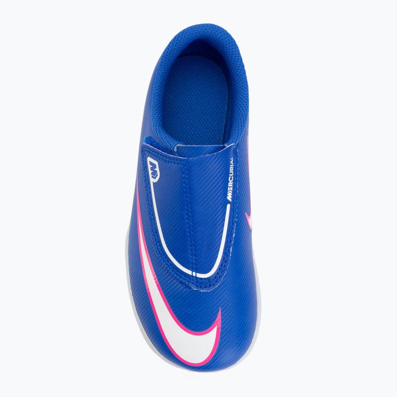 Buty piłkarskie dziecięce Nike Jr. Mercurial Vapor 16 Club IC racer blue/white 5
