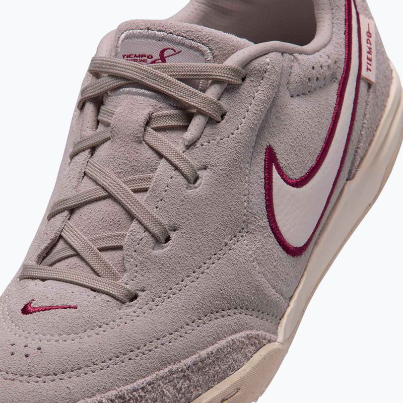 Buty piłkarskie dziecięce Nike Tiempo Streetgato Premium Jr moon particle/team red/chalk 4