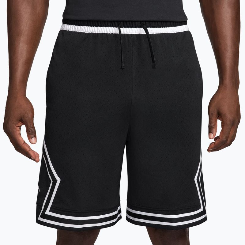 Spodenki koszykarskie męskie Jordan Sport Dri-FIT 9" Diamond black/black/black