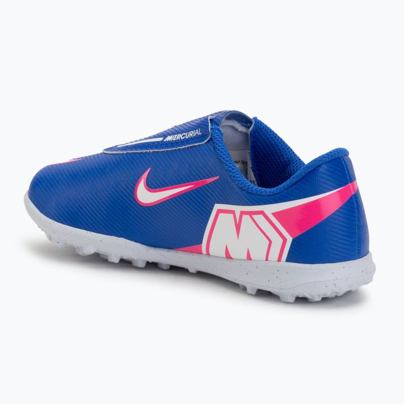 Buty piłkarskie dziecięce Nike Mercurial Vapor 16 Club TF racer blue/white 3