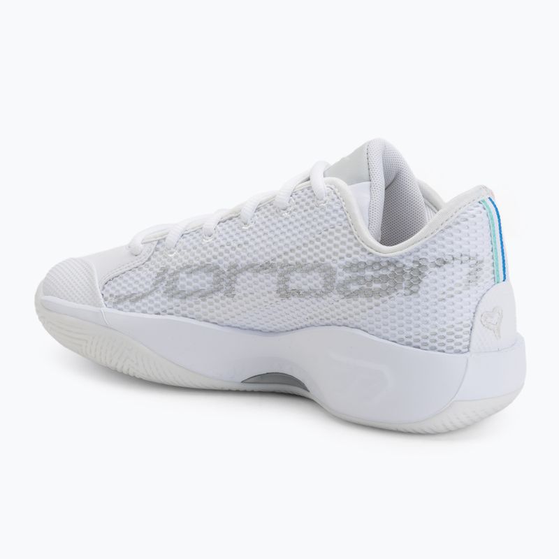 Buty do koszykówki męskie Jordan Luka 77 white/metallic silver/photon dust 3