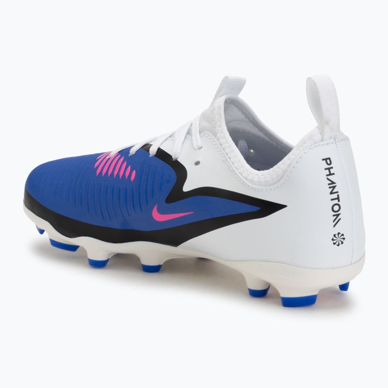 Buty piłkarskie dziecięce Nike Phantom 6 Low Academy FG/MG Jr racer blue/white/pink blast 3