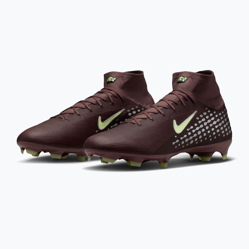 Buty piłkarskie męskie Nike Zoom Superfly 10 Pro Kylian Mbappe FG plum eclipse/metallic silver 3