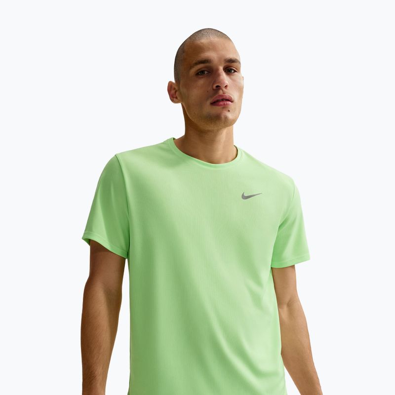 Koszulka do biegania męska Nike Miler Dri-Fit UV lime blast 4
