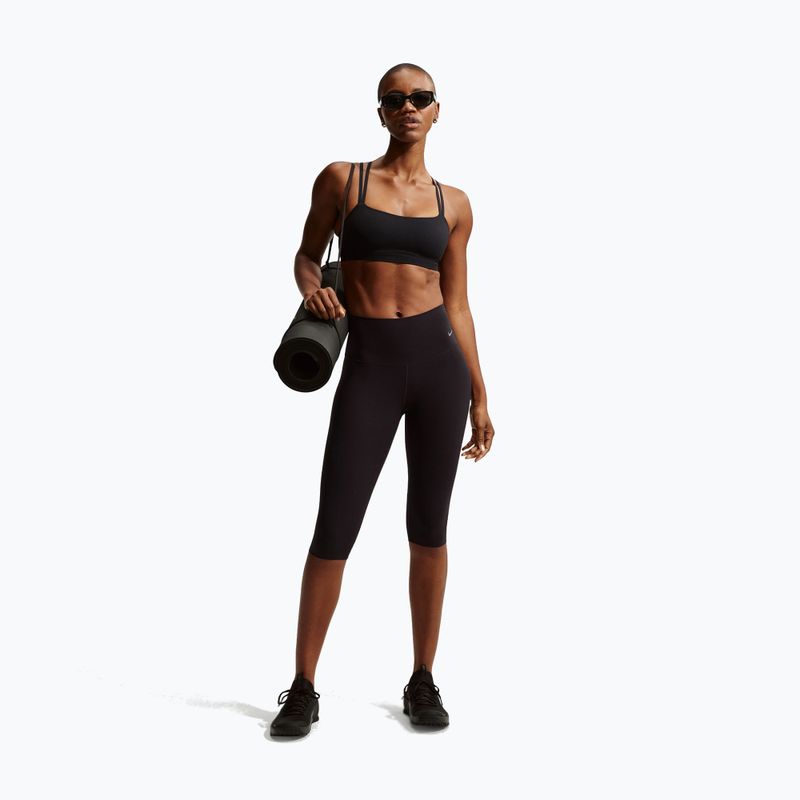 Biustonosz treningowy Nike Zenvy Strappy Light-Support black/cool grey 2