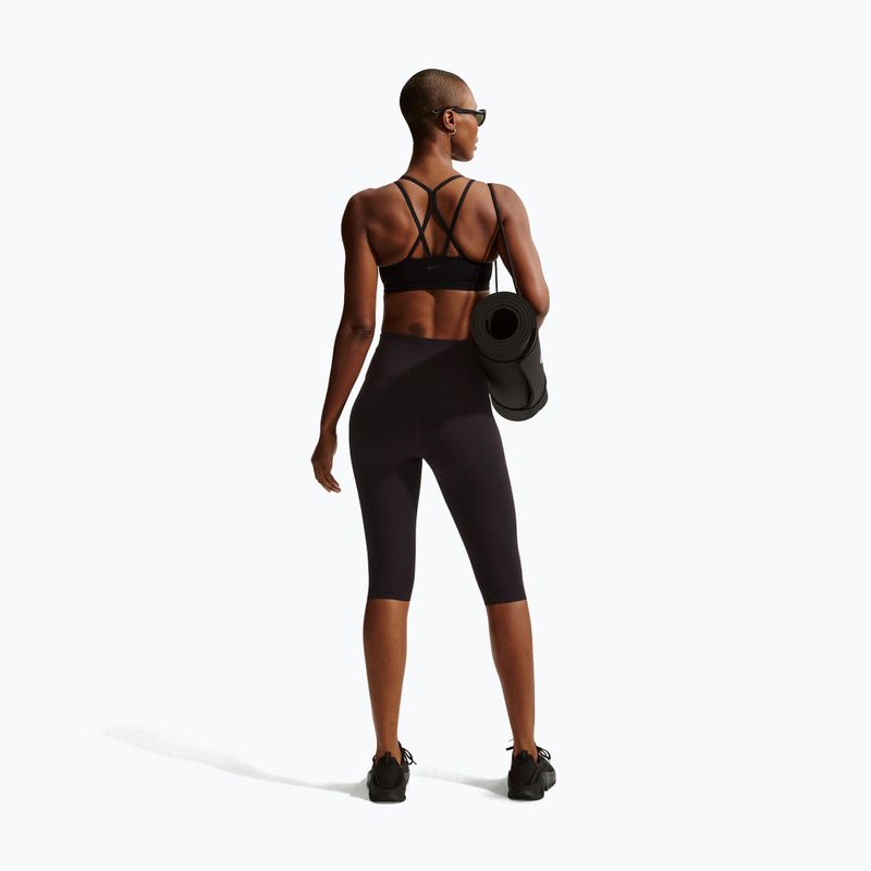 Biustonosz treningowy Nike Zenvy Strappy Light-Support black/cool grey 4