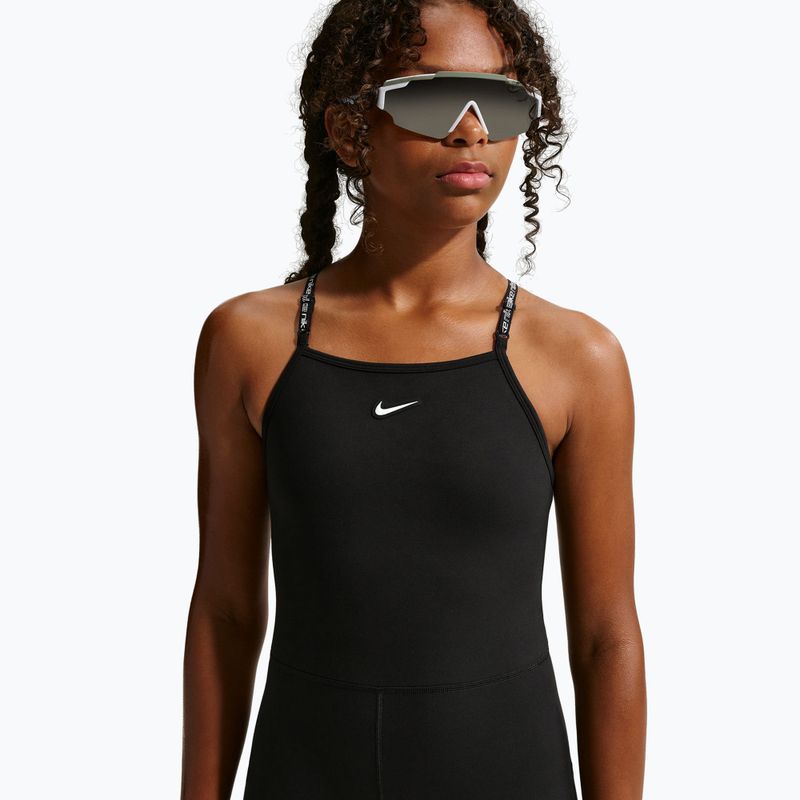 Kombinezon dziecięcy Nike One Dri-Fit Unitard black/white 3