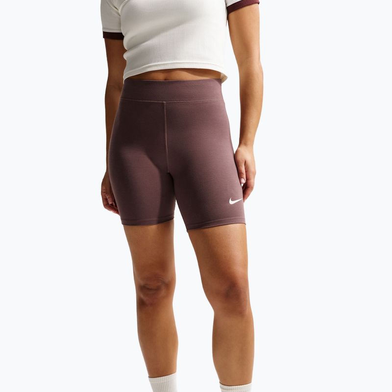 Spodenki damskie Nike Sportswear Classic High-Waisted 8" Biker tattoo/sail 4