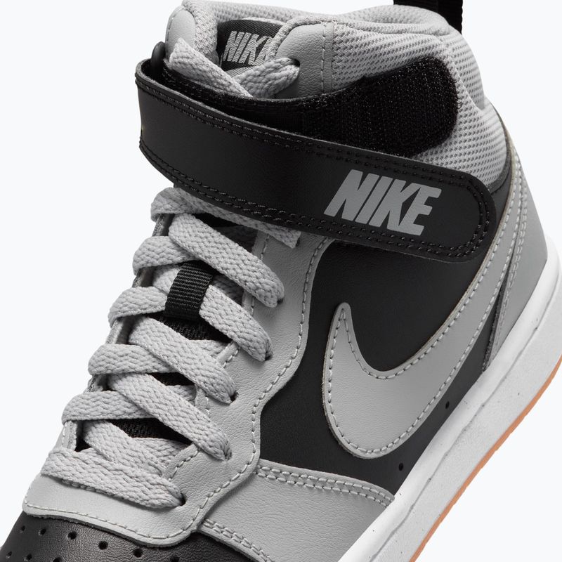 Buty Nike Court Borough Mid 2 black/white/gum med brown/light smoke grey 8