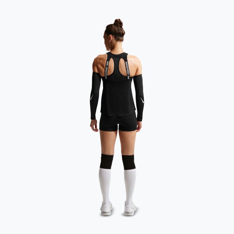 Koszulka treningowa damska Nike Pro Dri-Fit TT black/white/metallic silver 3